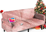 Pink Fluffy Couch